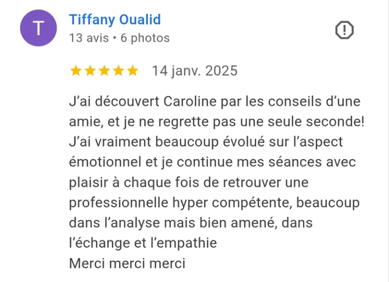 Témoignage programme coaching APAISÉE