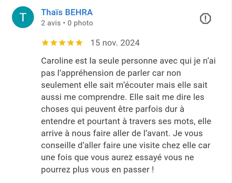 Témoignage programme coaching APAISÉE